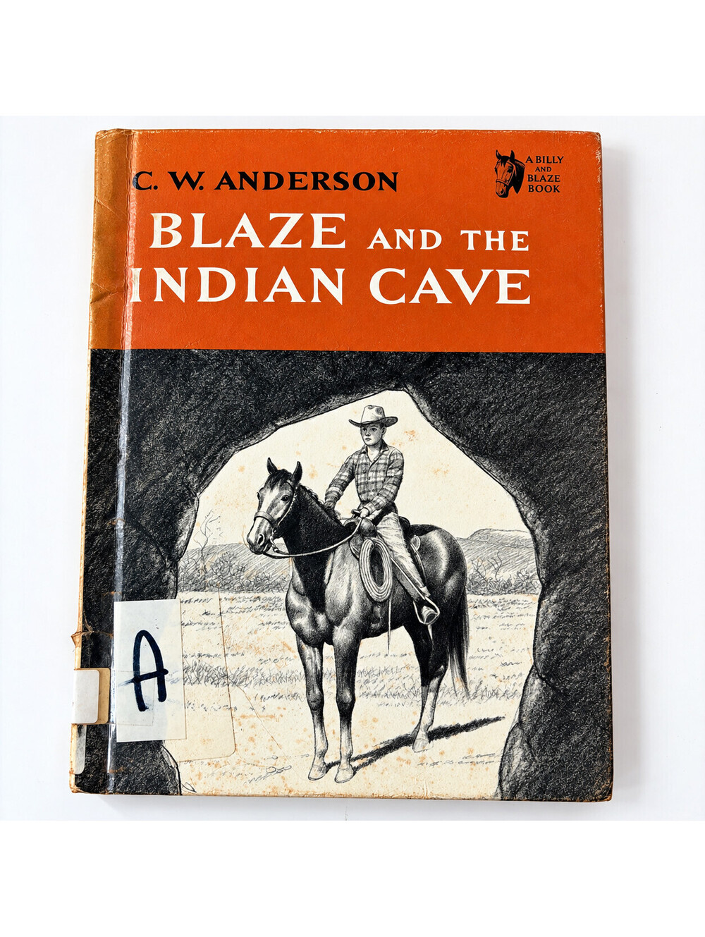 Blaze And The Indian Cave C W Anderson 1964 Hardcover Ex Lib Horse Book Vintage
